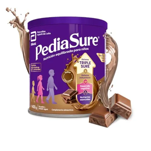 PediaSure Chocolate 400 g, Complemento Alimenticio para Niños