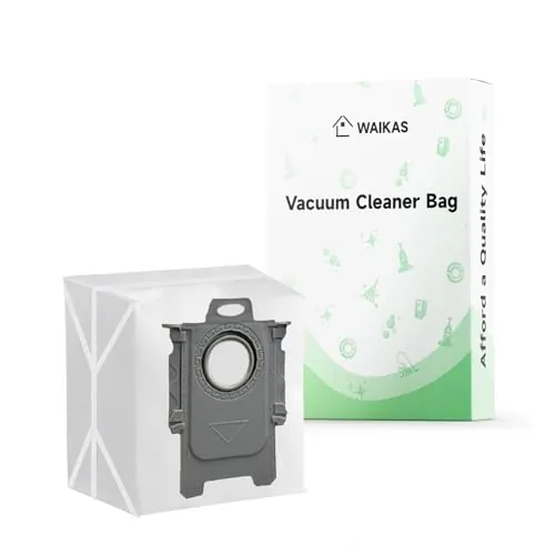 WAIKAS Bolsas de Repuesto para Roborock (Q5/Q7/Q8/Q10/S7/S8 Series) 20-Pack | Bolsas de polvo para Q7 L5+/M5+, Q10 S5+/X5+, Q5/Q7/Q8 Max+, Q5 Pro+, Q5+/Q7+/Q8+, S7 MaxV Ultra,S8 Pro Ultra Robot Aspirador