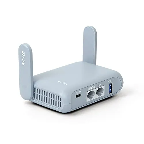 GL.iNet GL-MT3000 Beryl AX Router de Viaje Wi-Fi 6, WAN 2.5G, VPN, OpenWrt