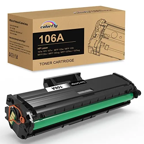 colorfly 106A Cartuchos de tóner Compatible para HP 106A W1106A Laser 107a