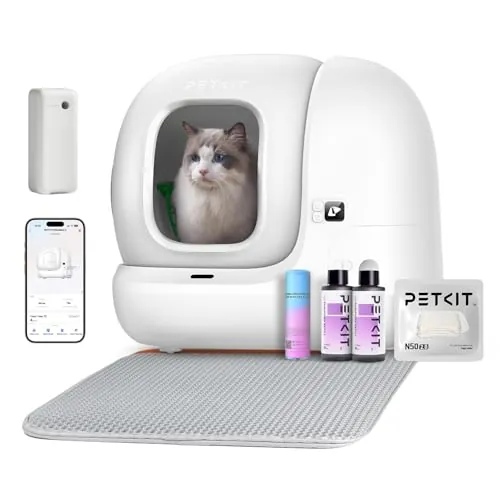 PETKIT Pura MAX 2 Arenero Gatos Autolimpiable, Inodoro para Gato, Arenero Autolimpiable para Gatos, Anti-Fugas, xSecure/Eliminación de Olores/Control de APP/76L, para Varios Gato
