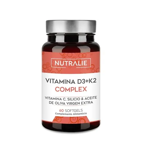 Vitamina D3 y K2 10000UI - Vitamina D Alta Dosis Sistema Inmunitario