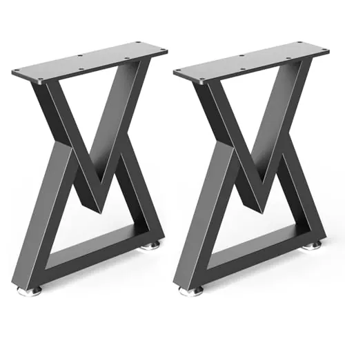 YheenLf Juego de 2 Patas para Muebles Industrial, V-Tipo, 41.5×30 cm