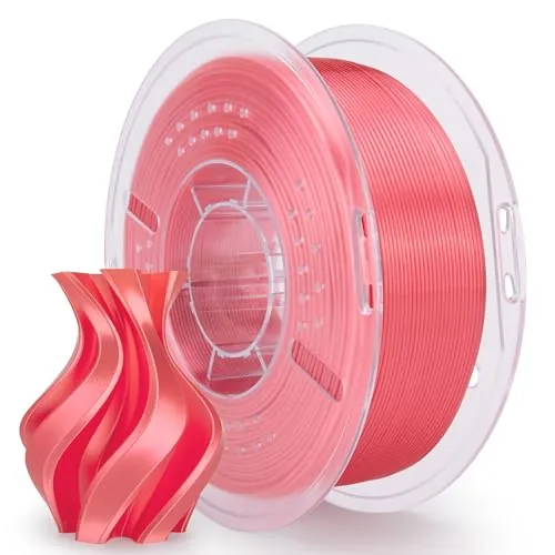 ELEGOO Filamento PLA Silk 1.75 1KG Coral Rosa de Seda