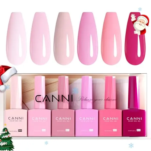 CANNI Esmaltes Semipermanentes de Uñas en Gel 6 Color