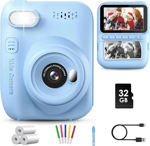 GREENKINDER Camara Fotos Infantil Instantanea para Niños 3 a 12 Años