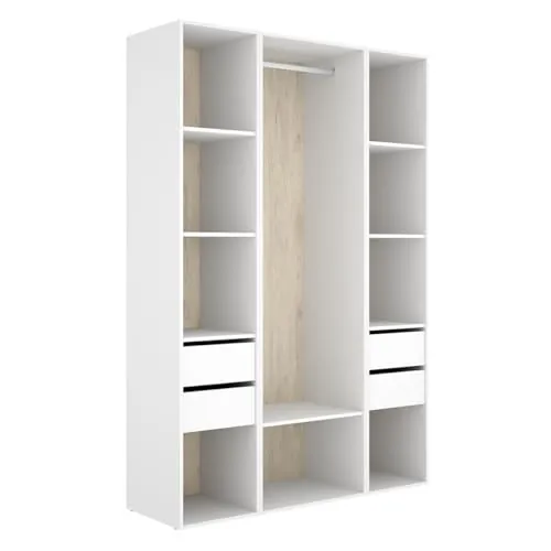 DEKIT Grupo RIMOBEL-Conjunto Armario-VESTIDOR con Trasera Reversible