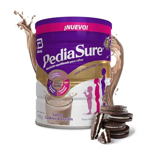 PediaSure Cookies & Cream 850 g, Complemento Alimenticio para Niños