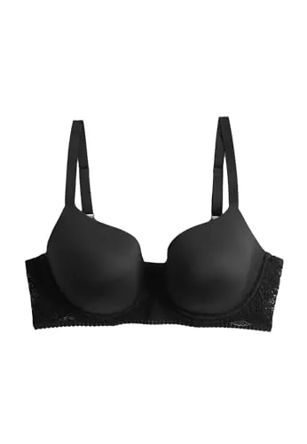 Marks & Spencer Sujetador Body Soft™ con Aros de Copa Completa para Camisetas para Copas A-E Negro UK 40 (EU 68)