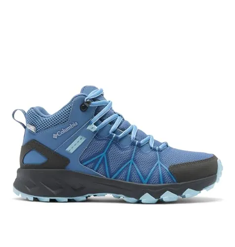 Columbia Peakfreak II Mid Outdry - Zapatos de Senderismo para Mujer, Luz Marina Azul crepúsculo, 39 EU