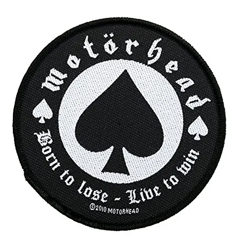 Motörhead parche – Born To Loose Patch – tejida & licencia oficial.
