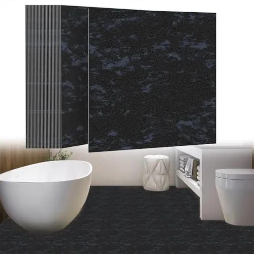 UISEBRT Baldosas autoadhesivas de PVC, 30 x 30 cm, 27 unidades, 2,51 m²