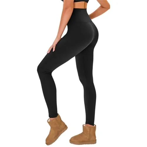 TNNZEET Leggins Termicos Mujer de Cintura Alta para Otoño e Invierno