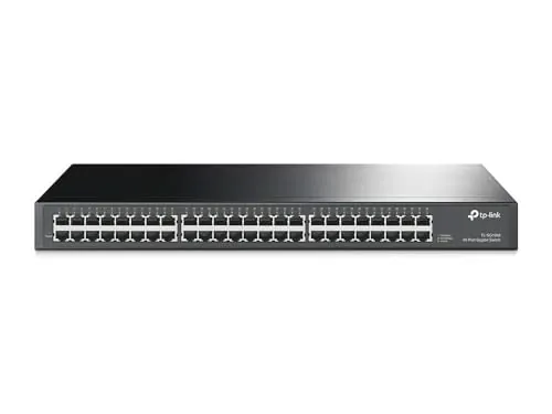 TP-Link TL-SG1048 - Switch ethernet Gigabit, 48 Puertos, Plug&Play, Metal
