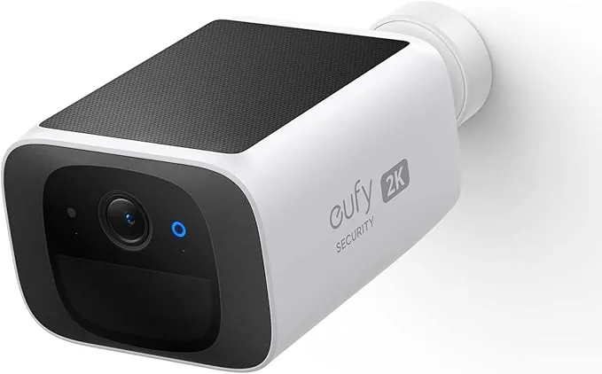 eufy Security SoloCam S220, Camara Vigilancia WiFi Exterior Solar, 2K Resolución, IP67, Sin Tarifa mensual, No Requiere HomeBase - Ideal para Vigilancia Exterior
