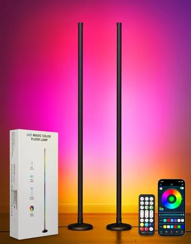 OUTON Lampara de Pie LED 2-pack