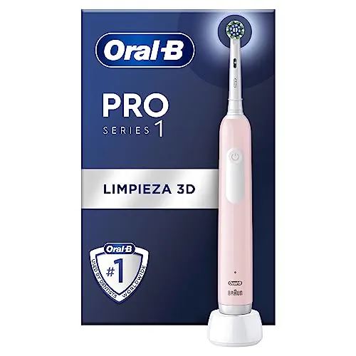 Oral-B Pro Series 1 Cepillo de Dientes Eléctrico, 1 Cabezal, Rosa