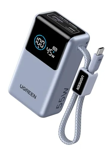 UGREEN Nexode Pro 55W Power Bank 10000mAh Batería Externa 45W (Azul)