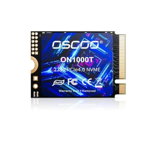 OSCOO 512GB M.2 2230 NVMe PCIe 4.0 5200/4000MB/s Interno