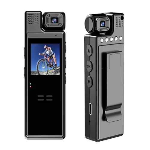 Mini cámara corporal, grabación de video, grabación de audio, cámara de video portátil