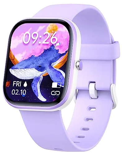 Reloj Inteligente para niños,IP68 Resistente al Agua Reloj de Seguimiento de Actividad física para niño,Monitor de frecuencia cardíaca,8 Modos Deportivos,Monitor de sueño,Regalo para niños y niña