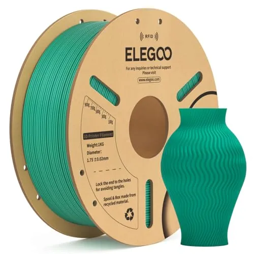 ELEGOO RFID Filamento PLA 1.75mm Verde Mar 1KG