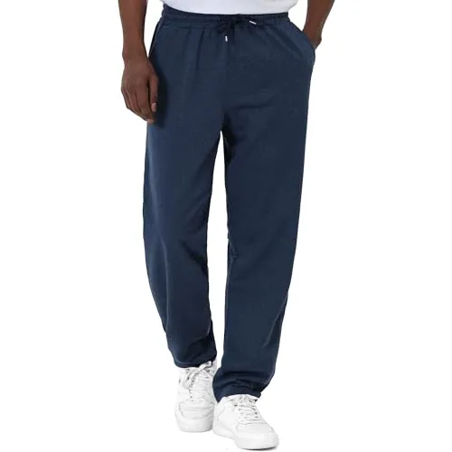 ROSS CAMP Pantalón de Chándal Hombre Algodón, Pantalones Jogger Deportivos Largos