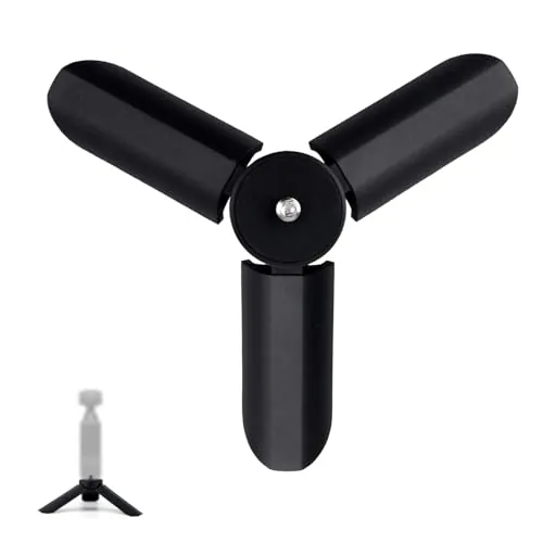 BOXOB Mini Trípode para dji Osmo Pocket 3 y 2, Soporte Trípode Portátil Montaje Mesa Palo Selfie Liviano Agarre Cómodo Accesorios Prácticos para Dispositivos Digitales(Negro)