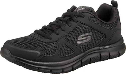 Skechers Track Scloric, Zapatillas Hombre, Negro, 43 EU