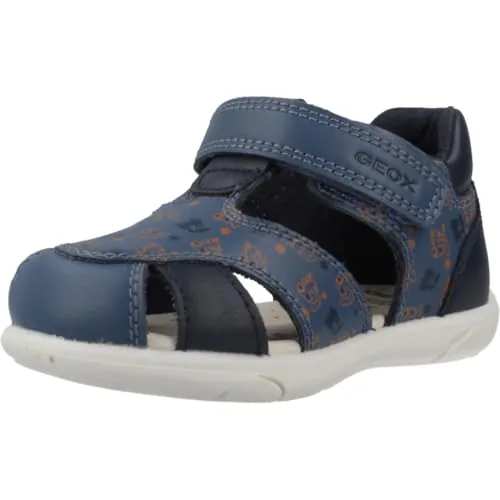 Geox Sandalia para bebé B ZAPITO Boy, AVIO/Navy, 22 EU