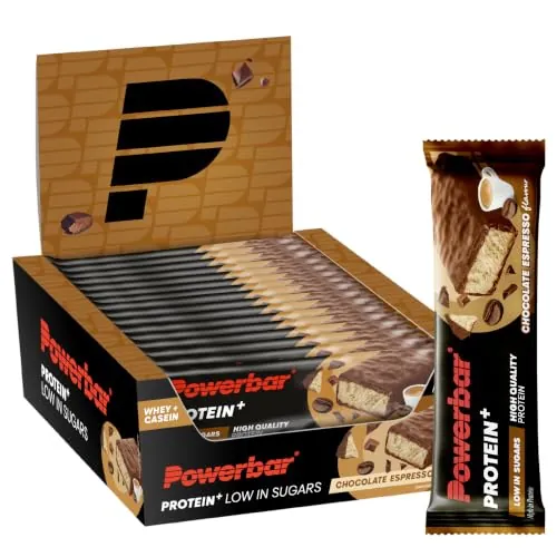 Powerbar Protein Plus Low Sugar (16x35g) Chocolate Espresso Barritas Barritas proteínicas
