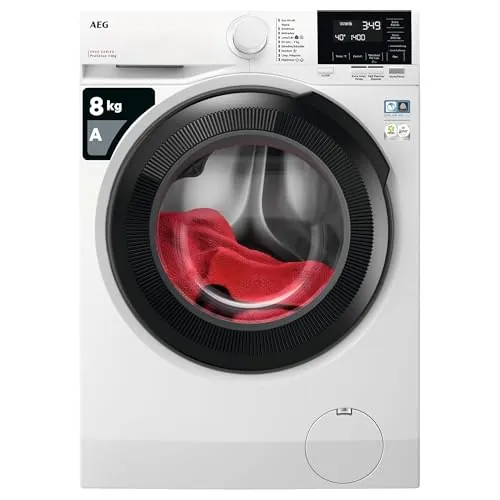 AEG Lavadora, LFR6184N4B, 8 Kg, 1400 rpm
