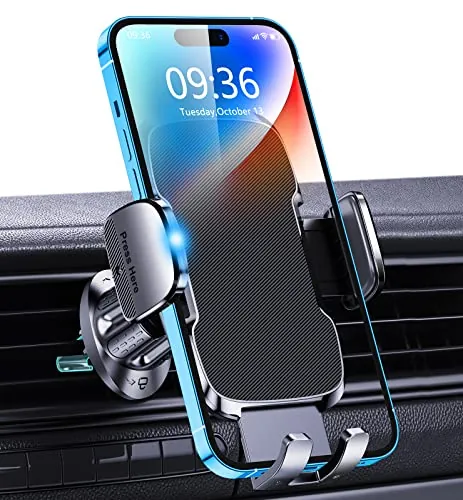 Glangeh Soporte Movil Coche para Rejilla de Aire [Brazo y Gancho Mejorados]