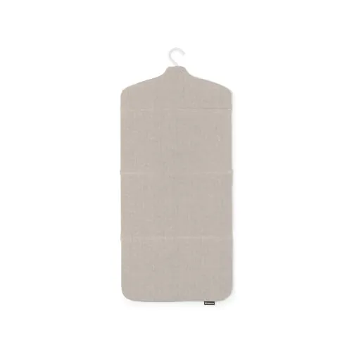 Brabantia - Tabla Plegable para Planchado Vertical - Superficie sólida Resistente al Calor - Gancho Colgador - Facilita el Planchado Vertical - 91,5 cm x 41 cm - Gris