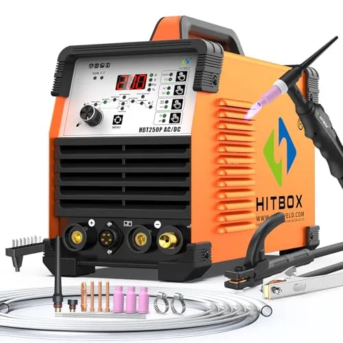 HITBOX HBT250P 200A 6 en 1 Soldadora TIG AC/DC