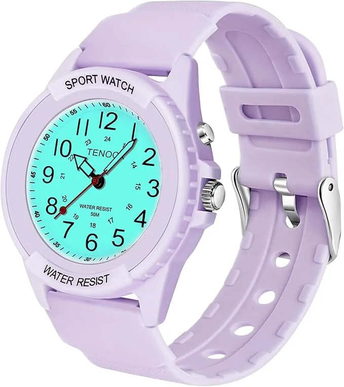 Reloj De Pulsera Deportivo para Mujer AnalóGico De Cuarzo Resistente Al Agua hasta 50 M con Luz Nocturna para Combinar con Moda Casual O Actividad Deportiva