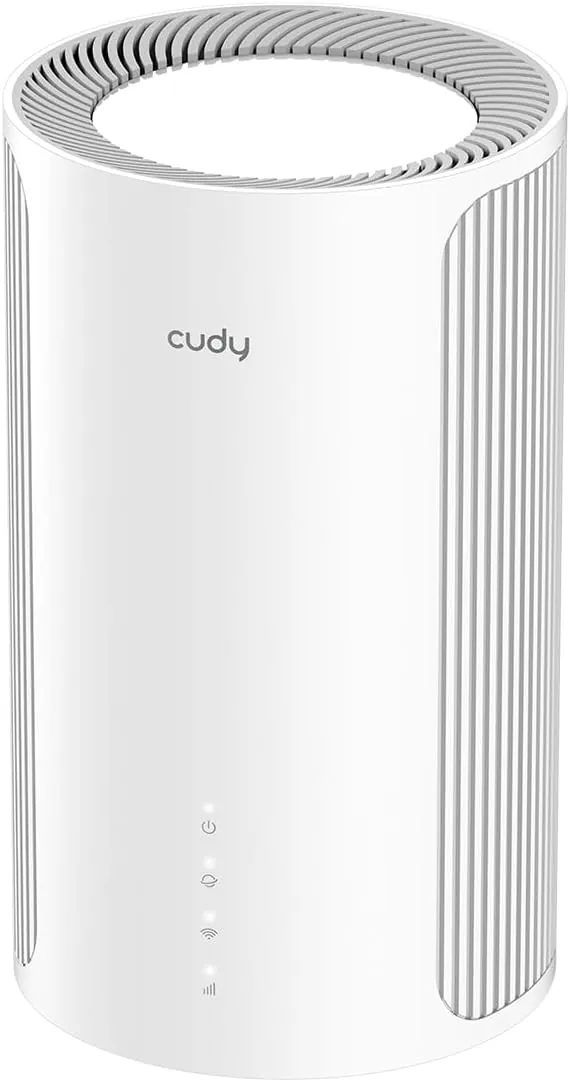 Cudy WiFi 7 BE11000 Tri-Banda Sistema Mesh para Toda la Casa, 6 Flujos 10 Gbps, 4 Puertos 2.5G, MU-MIMO, Multi-VPN, APP Cudy, Antenas Internas Inteligentes, M11000 1-Pack