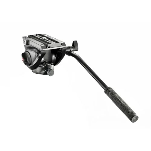 Manfrotto MVH500AH - Rótula para trípode negro y rojo