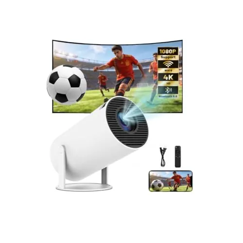 Upgraded 2026 Proyector Portatil, TEKXDD Mini Proyector 4K 250ANSI 8000L
