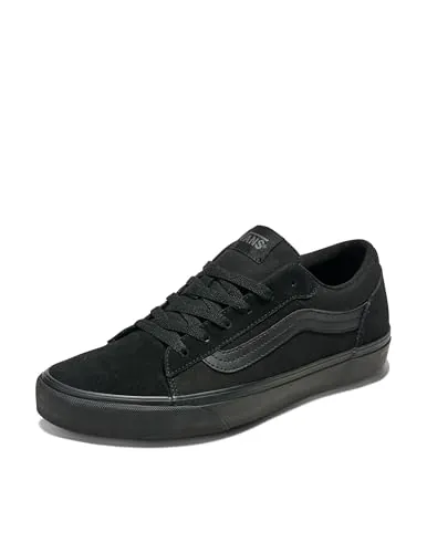Vans Hombre Zapatillas De Ante Vero, Black/Black, 46 EU