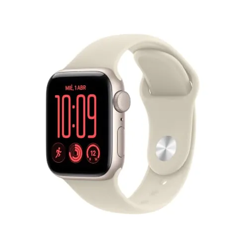 Apple Watch SE 3 GPS 40 mm, Caja de Aluminio en Blanco Estrella