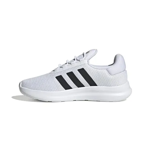 adidas Mujer Lite Racer 4.0 Shoes, FTWR White/Core Black/Cyber Met., 39 1/3 EU