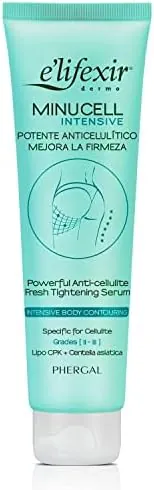 Elifexir Minucell Intensive | Sérum Anticelulítico Ultra Potente | Crema Drenante y Reafirmante | Combate Celulitis Resistente de Grado II y III | Reduce Piel de Naranja | Rápida Absorción | 150 ml