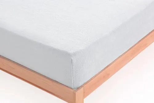 Donegal Collections Sabana Bajera Coralina 135 - Bajera Coralina Invierno Blanco - Sabanas Coralina Ajustable - Sabana Bajera 135x190/200 cm - Termicas Tacto Doble Cara Ajustable Otoño/Invierno