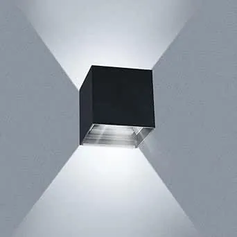 ledmo 20W Aplique Exterior Pared 6000K Blanco Frío Aplique de Pared Ángulo de haz Ajustable Impermeable IP65