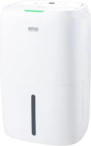 Amig – Deshumidificador MIST - Capacidad 16L/día - Depósito extraíble 5,5L - Control de Humedad y Temporizador - 36 x 28 x 56 cm - 210W - Cobertura 150m3/h - Silencioso 39 dB - Secado de Ropa