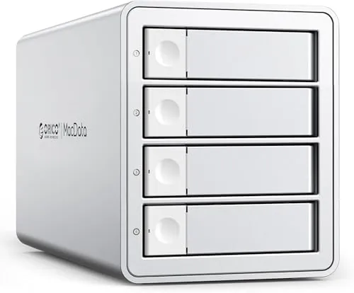 ORICO Raid Caja de Aluminio para 4 Bahías SATA HDD/SSD de 2,5/3,5 Pulgadas, USB3.0 Type-B 5 Gbps, Base de Conexión para Disco Duro, Soporta Raid 0/1/5/10/PM (Incluye Raid)