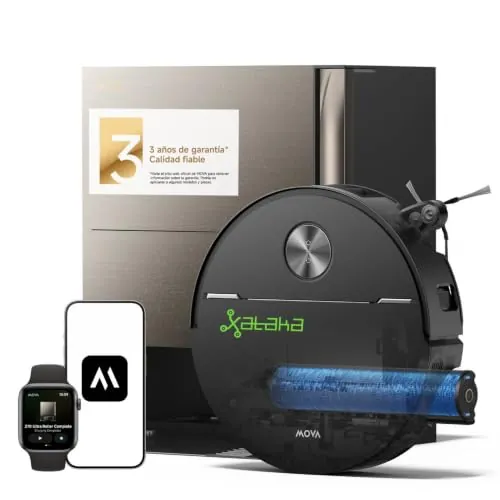 MOVA Z70 Ultra Roller Complete, Robot Aspirador, Negro