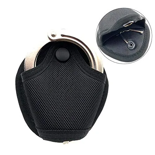 GFYWZ Funda para Esposas con Cinturón Tapa Abierta Nylon Bolsa de Esposas para Cadena y Esposas con Bisagras