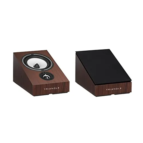 Triangle - BOREA BRA1 - Altavoz de Efectos 3D Home-Cinema - Compatible con Atmos/DTS:X/Auro 3D – Versatilidad Atmos & Surround - Sensibilidad 89 dB/W/m - 206 x 180 x 300 mm - Nogal (Par)
